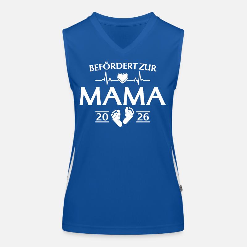 Mère 2026 - Promue Maman Débardeur respirant contrasté Femme