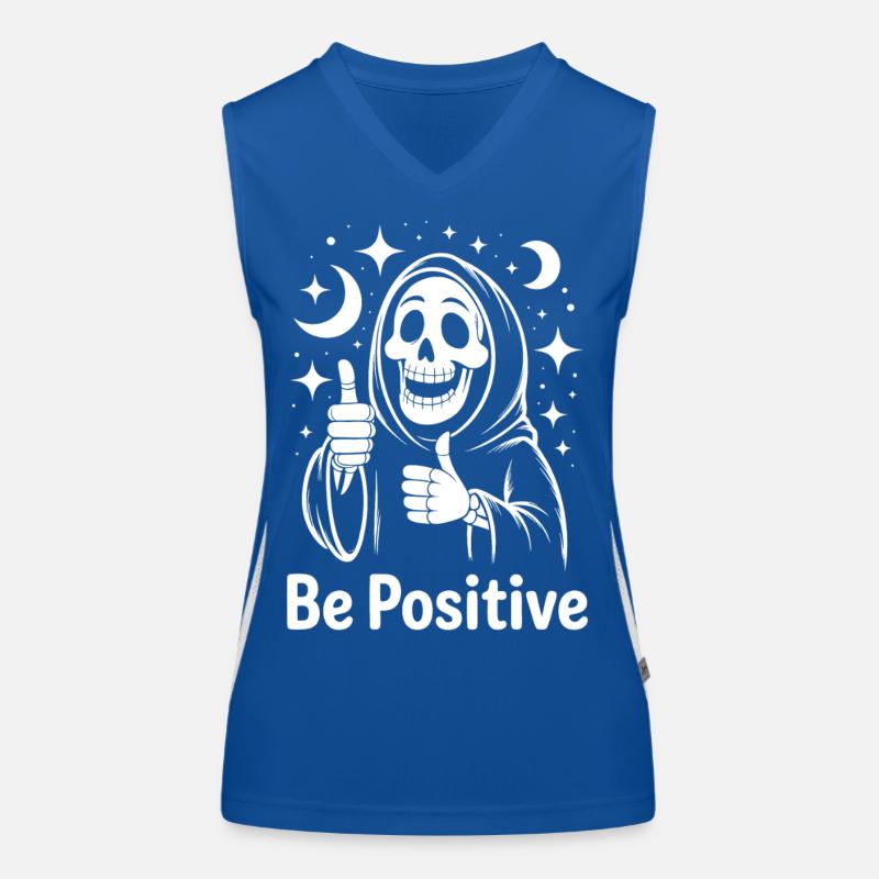 Be Positive Grim Reaper Women's Functional Contrast Tank Top