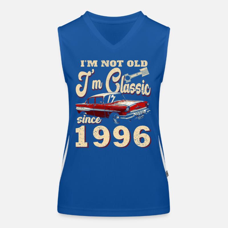 Ich bin kein Alt, nur Klass 1996 Débardeur respirant contrasté Femme
