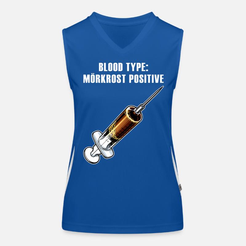 Mörkrost Blood Type Funktionelles Kontrast-Tank Top für Frauen