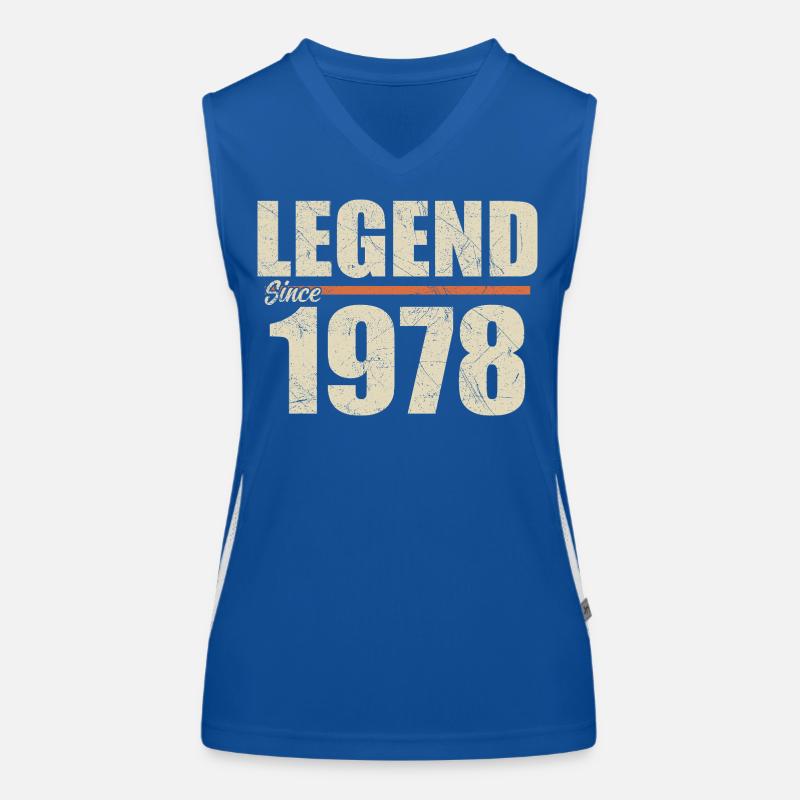 Geburtstag 1978 | Legende seit 1978 Funktionelles Kontrast-Tank Top für Frauen