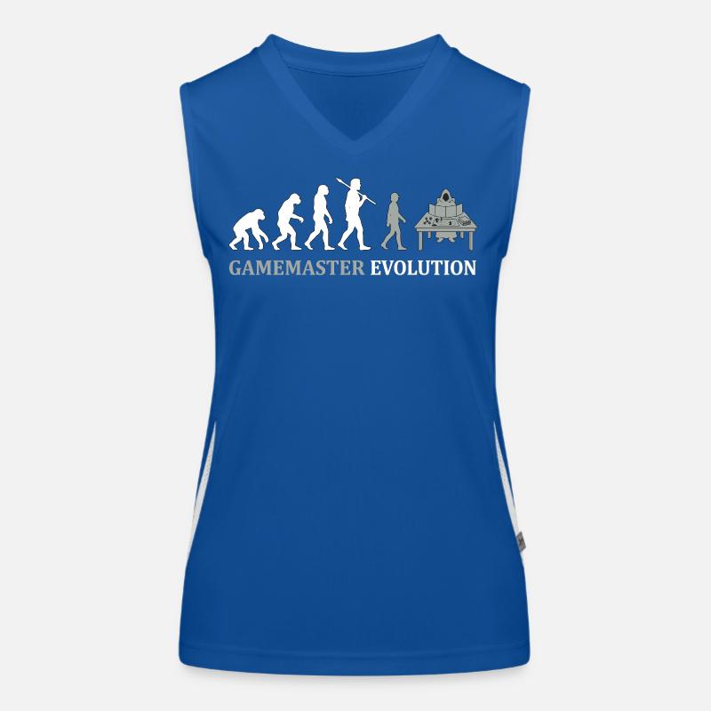 Gamemaster Evolution – Tabletop RPG Design Funktionelles Kontrast-Tank Top für Frauen