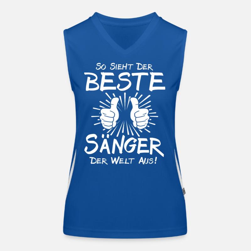 Bester Sänger Funktionelles Kontrast-Tank Top für Frauen