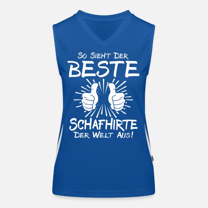 Bester Schafhirte Funktionelles Kontrast-Tank Top für Frauen