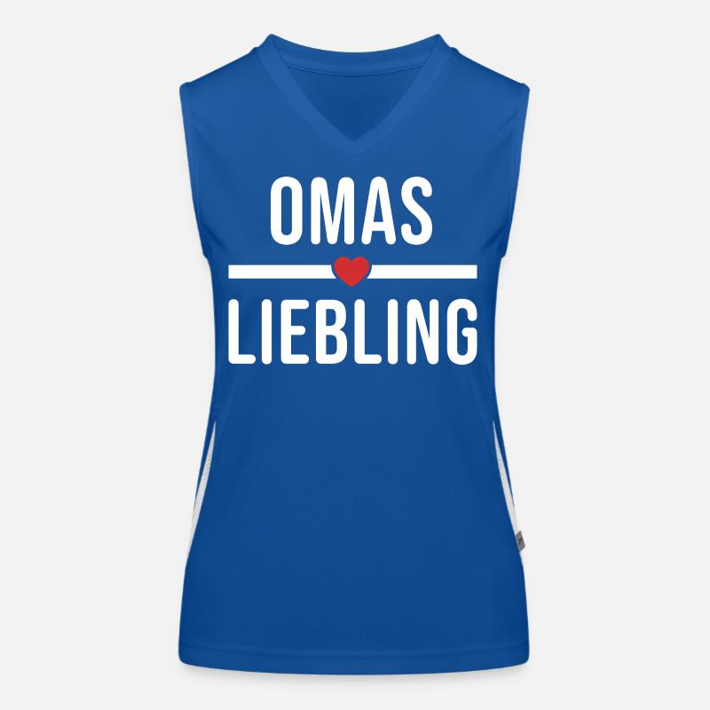 Omas Liebling Funktionelles Kontrast-Tank Top für Frauen