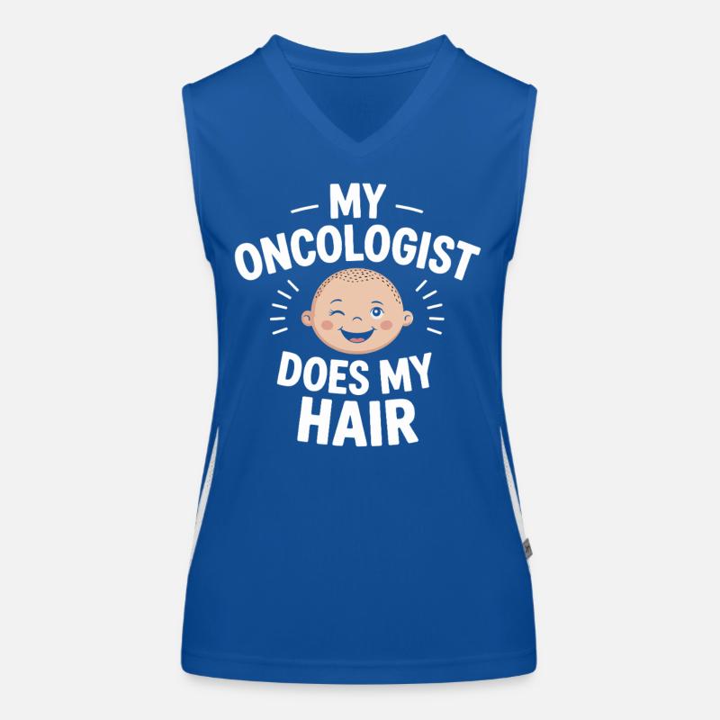Mon oncologue coiffe mes cheveux Débardeur respirant contrasté Femme
