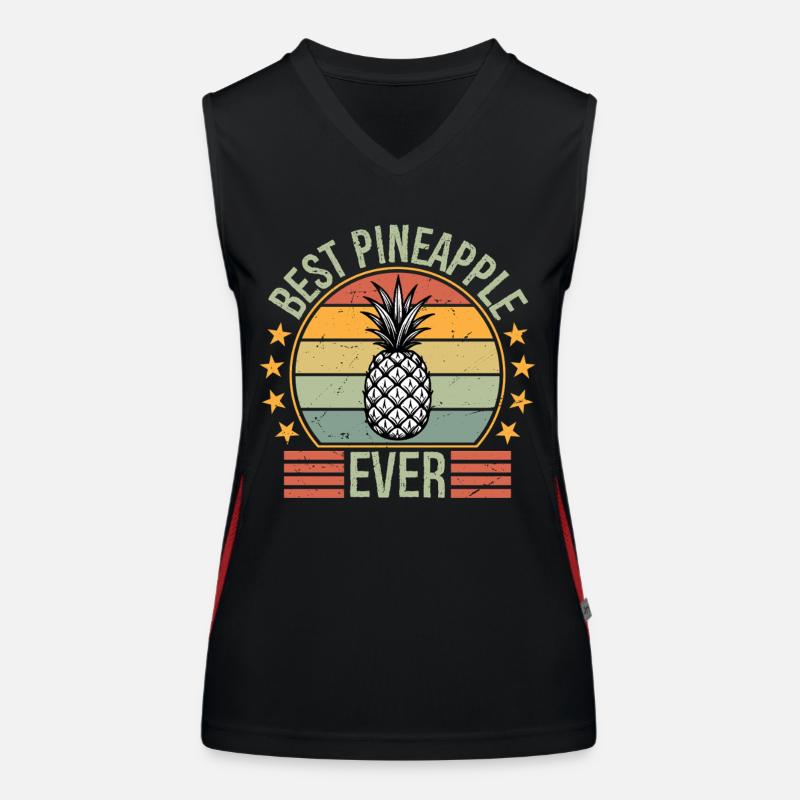 Best Pineapple Ever Funktionelles Kontrast-Tank Top für Frauen