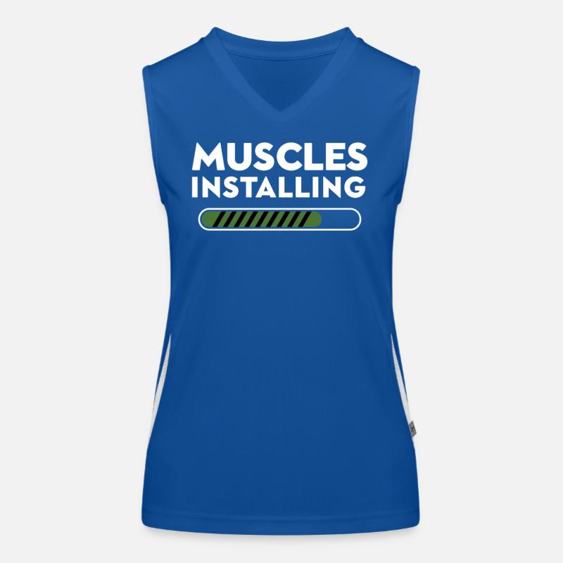 Muscles s’installant Progress Graphic Débardeur respirant contrasté Femme