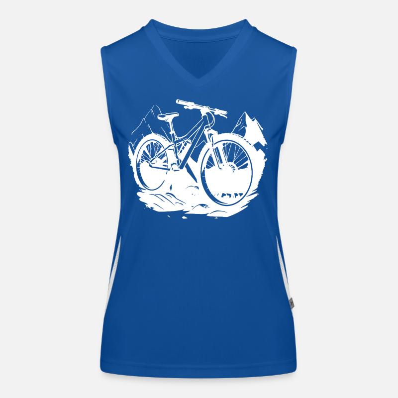Graphismes de VTT Débardeur respirant contrasté Femme