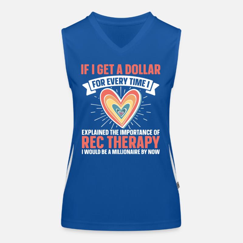 RT Monat Wertschätzung RT Badge Reel Freizeit Funktionelles Kontrast-Tank Top für Frauen