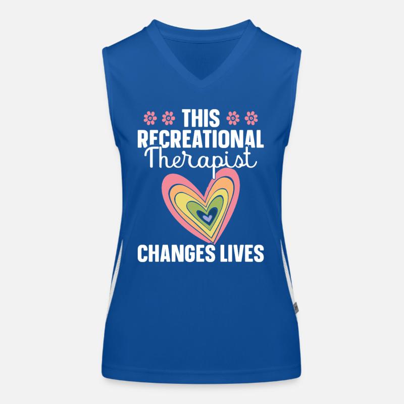 Freizeittherapie Wertschätzung RT Therapeutisch Funktionelles Kontrast-Tank Top für Frauen