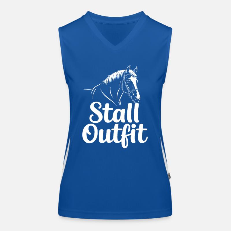 Cavalier d’écurie Débardeur respirant contrasté Femme