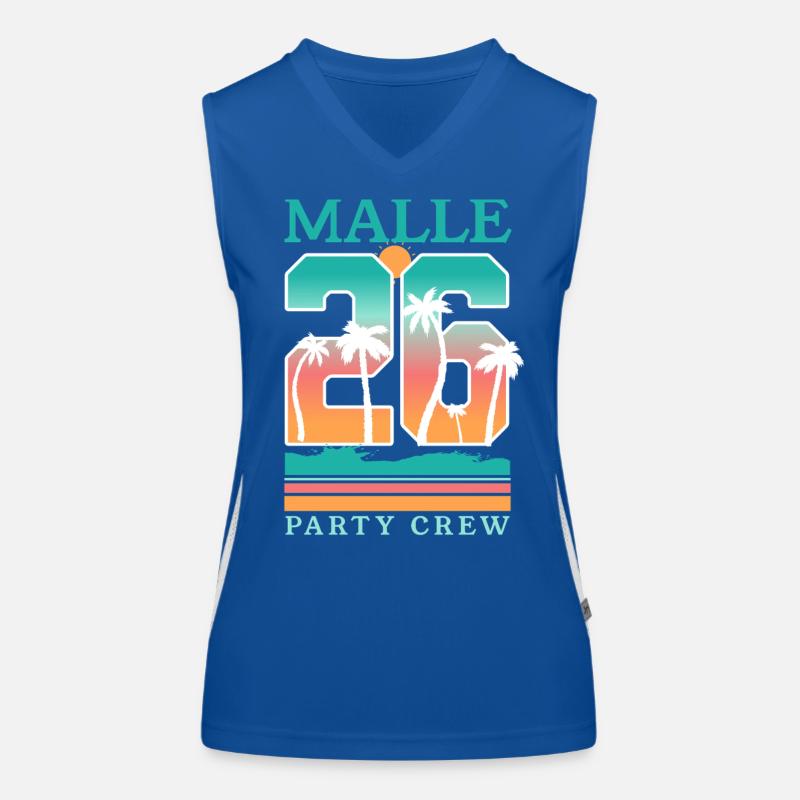 Malle 2026 Mallorca  Funktionelles Kontrast-Tank Top für Frauen