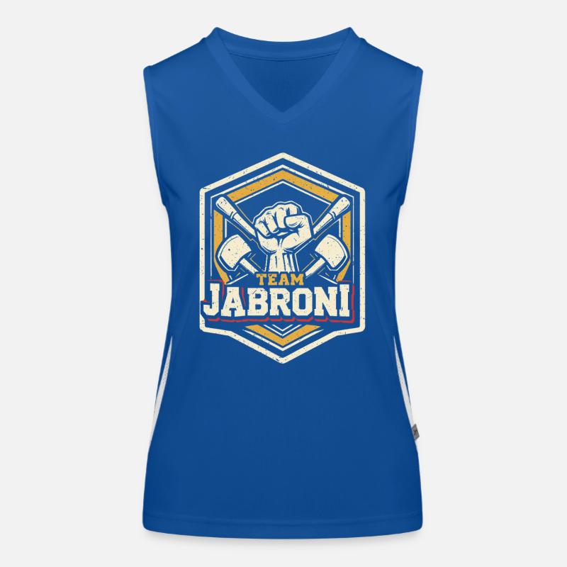 Team Jabroni Funktionelles Kontrast-Tank Top für Frauen