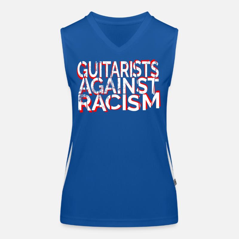 Guitarists against racism Women's Functional Contrast Tank Top