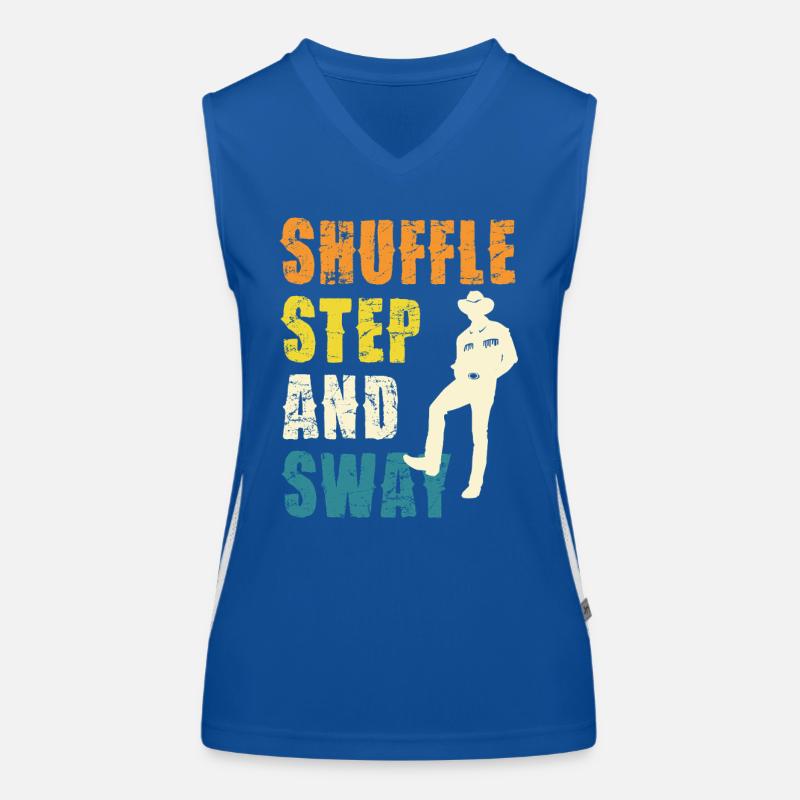 Shuffle Step and Sway Women's Functional Contrast Tank Top