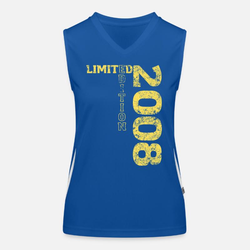 Limited Edition 2008 18. Geburtstag Geschenk Funktionelles Kontrast-Tank Top für Frauen