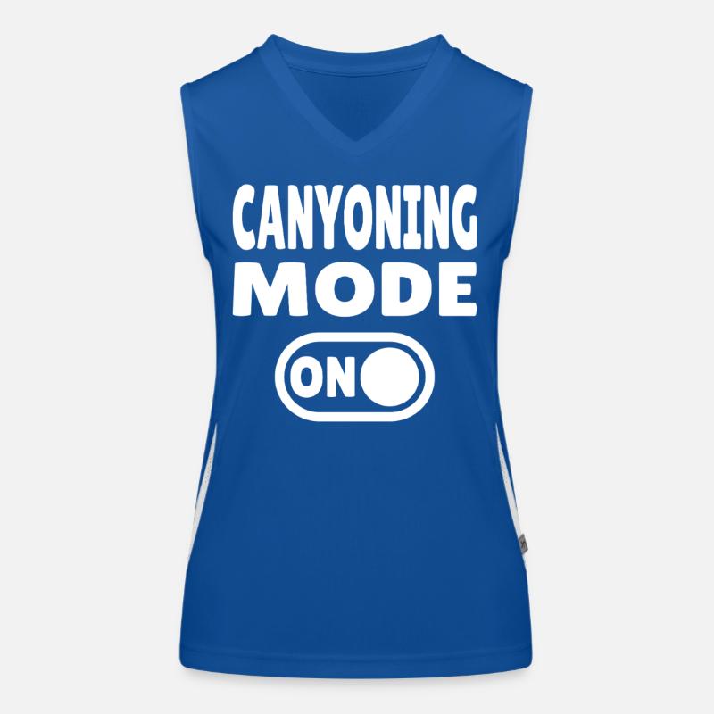 Mode canyoning ACTIVÉ – Passer à l’adrénaline Débardeur respirant contrasté Femme