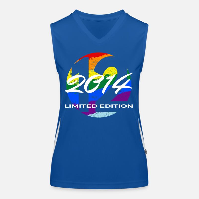 12. Geburtstag 2014 Jungen und Mädchen Geschenk Funktionelles Kontrast-Tank Top für Frauen