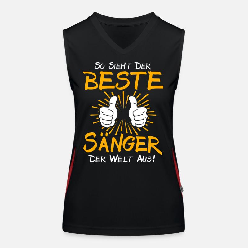 Singer Gift Idea Women's Functional Contrast Tank Top