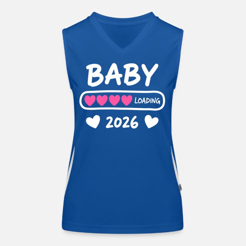 Baby Loading 2026 Parents enceintes Débardeur respirant contrasté Femme