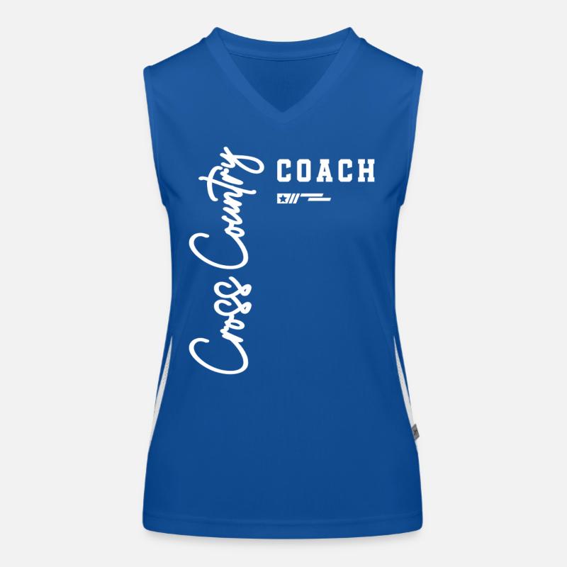 Cross Country Coach Running for Team Leaders Women's Functional Contrast Tank Top