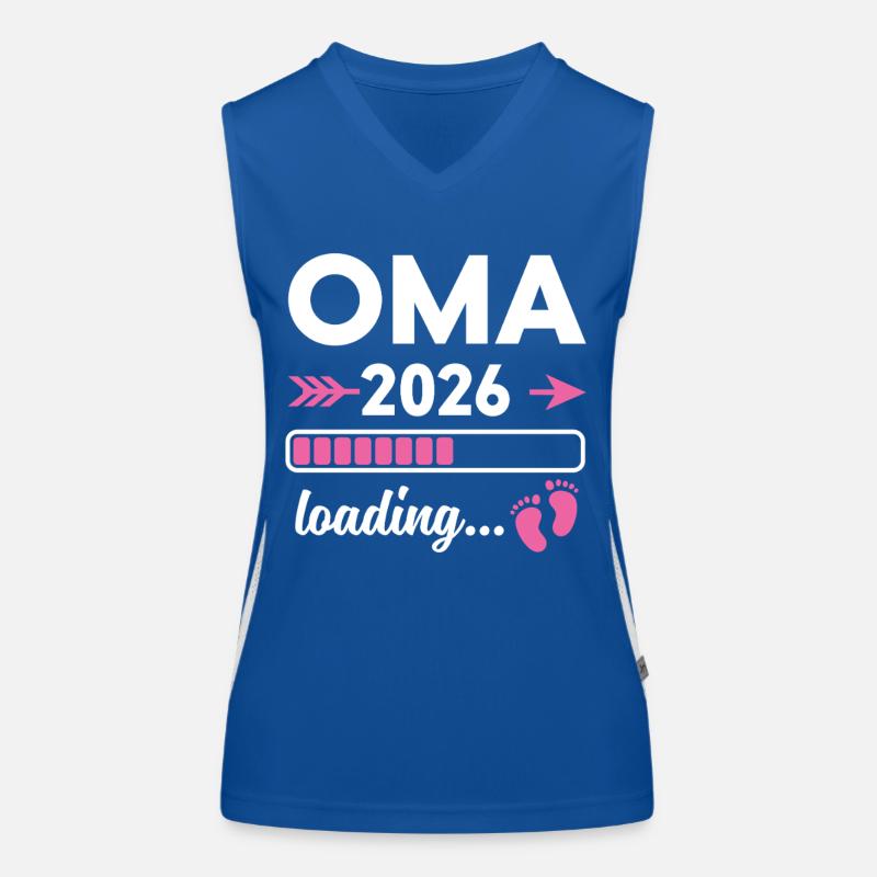 Oma 2026 Loading Funktionelles Kontrast-Tank Top für Frauen