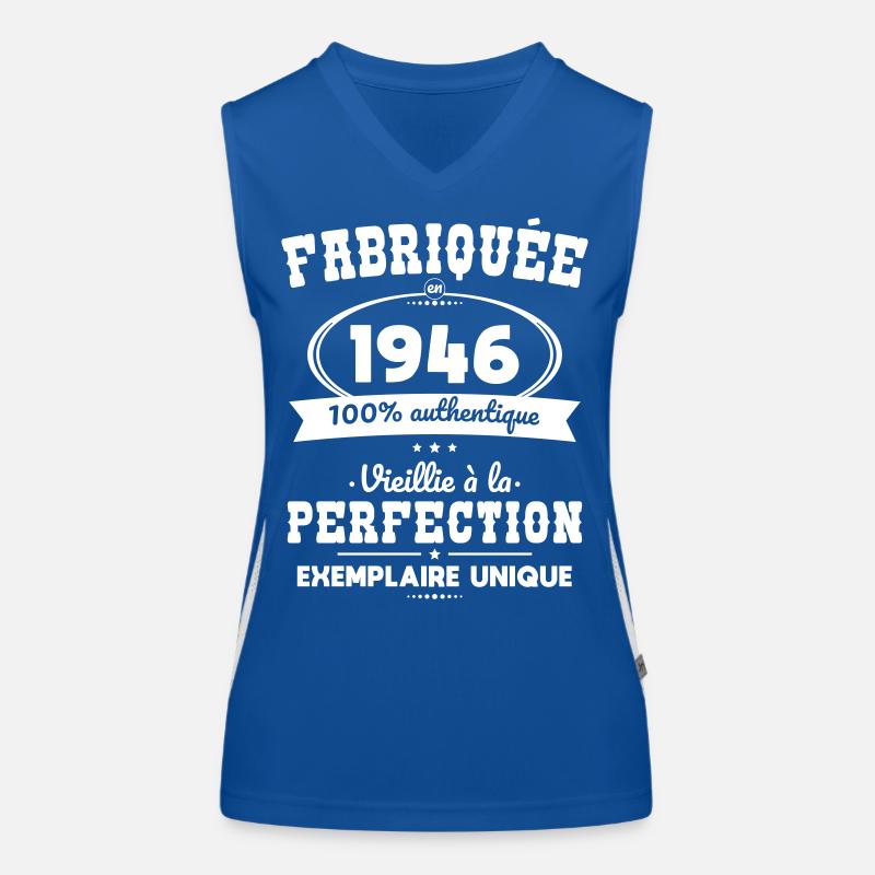 Hergestellt 1946 – Perfekt gereift Funktionelles Kontrast-Tank Top für Frauen