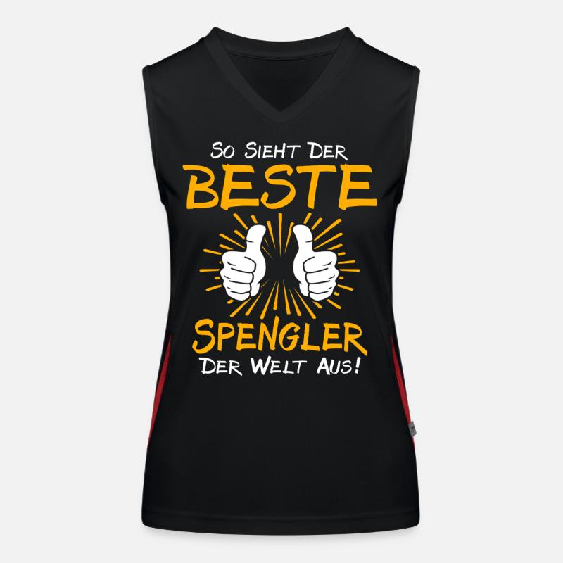 Idée de cadeau Spengler Débardeur respirant contrasté Femme
