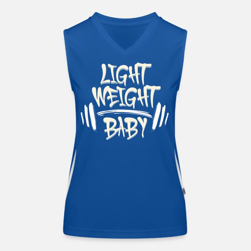 Motivation en forme : Conception de bébé léger Débardeur respirant contrasté Femme