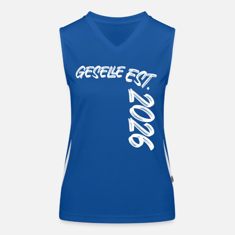 Geselle Est. 2026 Funktionelles Kontrast-Tank Top für Frauen