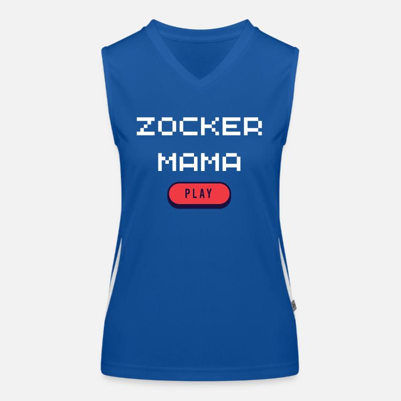 Zocker Mama Funktionelles Kontrast-Tank Top für Frauen