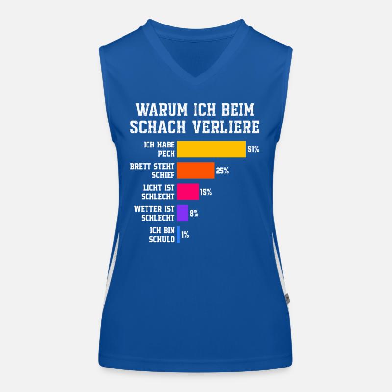 Warum ich beim Squash verliere Squash Funktionelles Kontrast-Tank Top für Frauen
