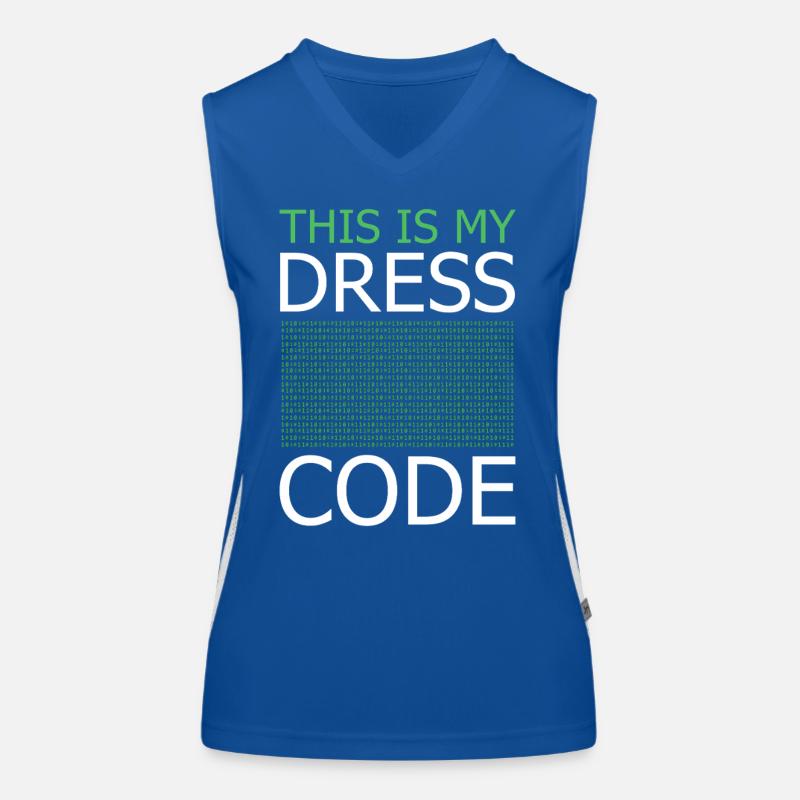 This is my Dress Code – Code Green Women's Functional Contrast Tank Top