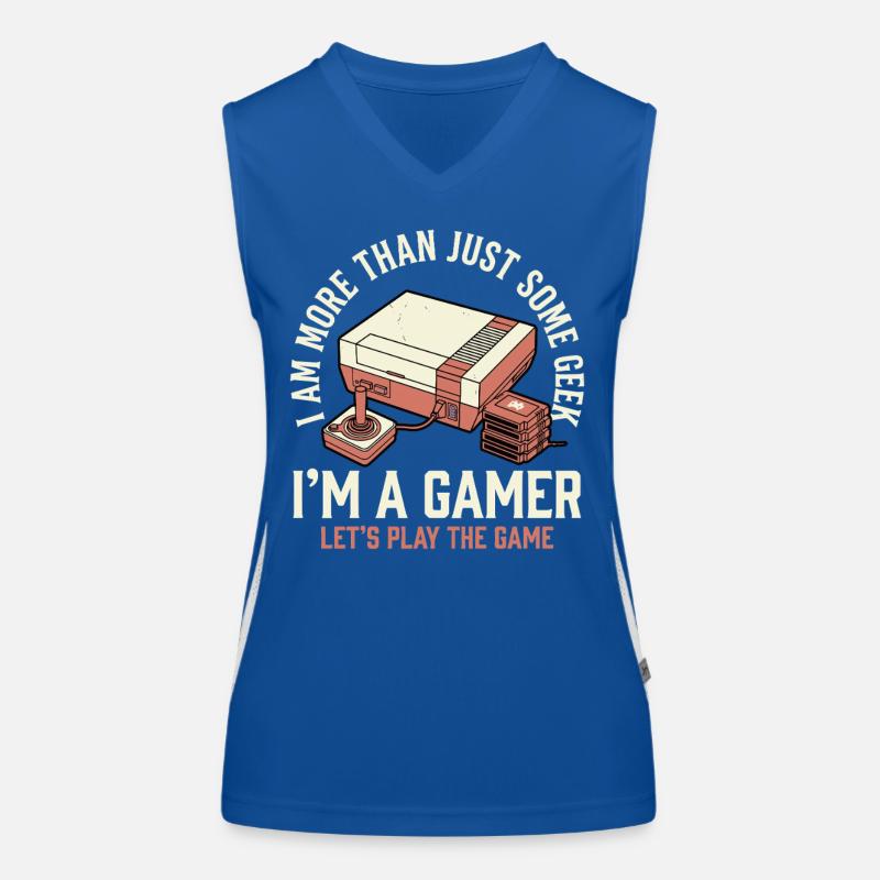 I'm a Gamer – Retro Gaming Konsole Design Funktionelles Kontrast-Tank Top für Frauen