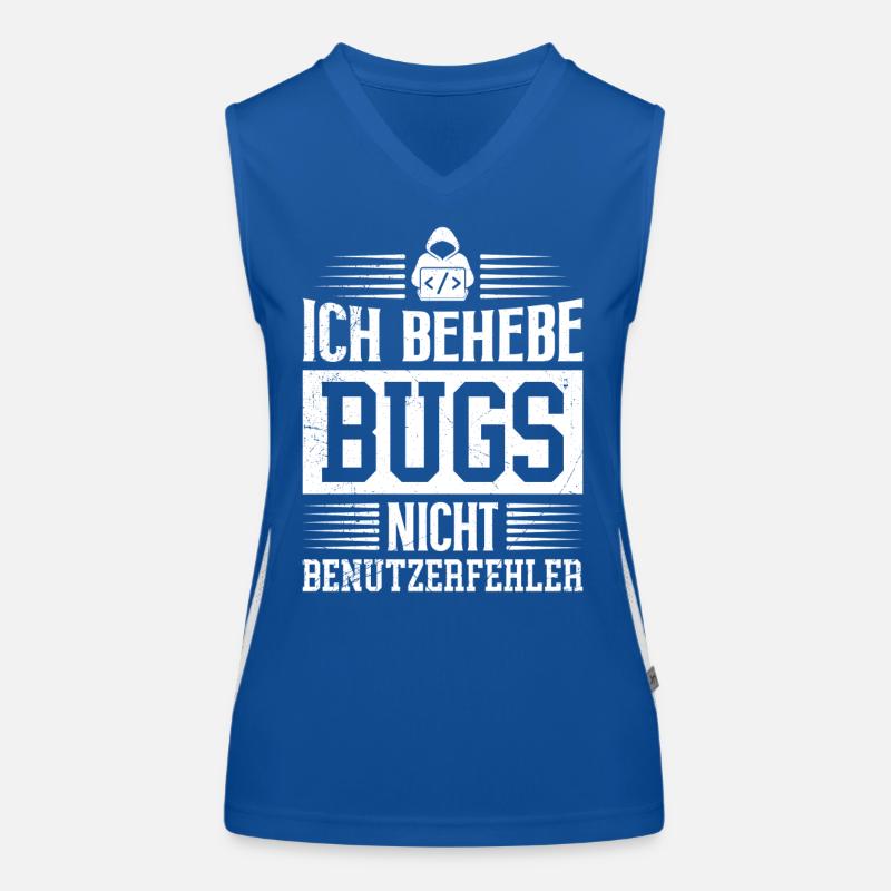 Coder I FIX BUGS NOT USER ERROR FUNNY Women's Functional Contrast Tank Top