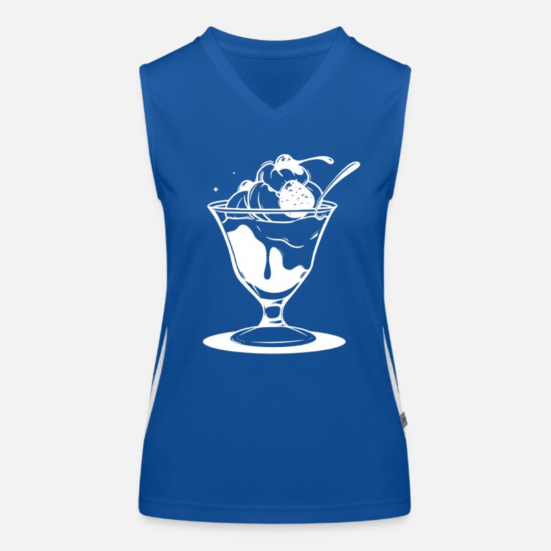 Eiscreme Eisbecher Women's Functional Contrast Tank Top