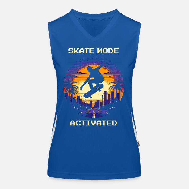Skate Mode Enabled | Skateboarding Women's Functional Contrast Tank Top