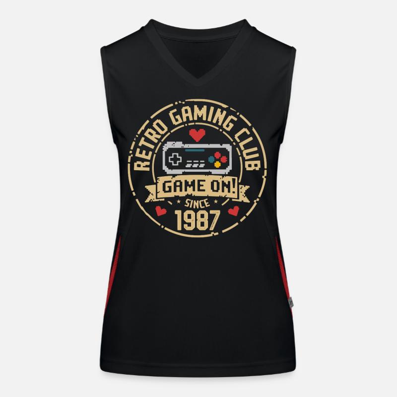 Vintage 1987 Birthday 1987 Gift 1987 Women's Functional Contrast Tank Top