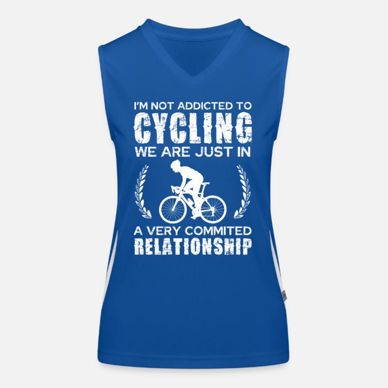 Amour à vélo — Dans une relation engagée Débardeur respirant contrasté Femme