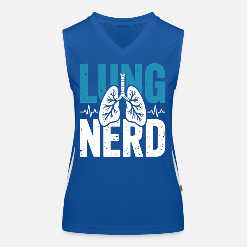 Chemise Lung Nerd Lung Lover Débardeur respirant contrasté Femme