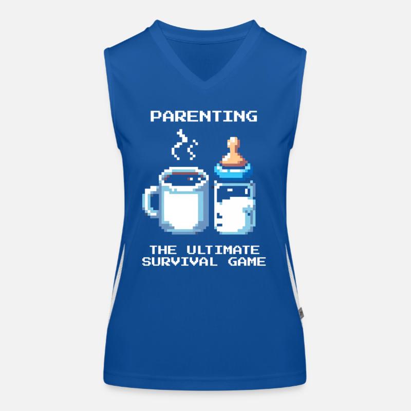 Parenting: Ultimatives Survival | Eltern Funktionelles Kontrast-Tank Top für Frauen