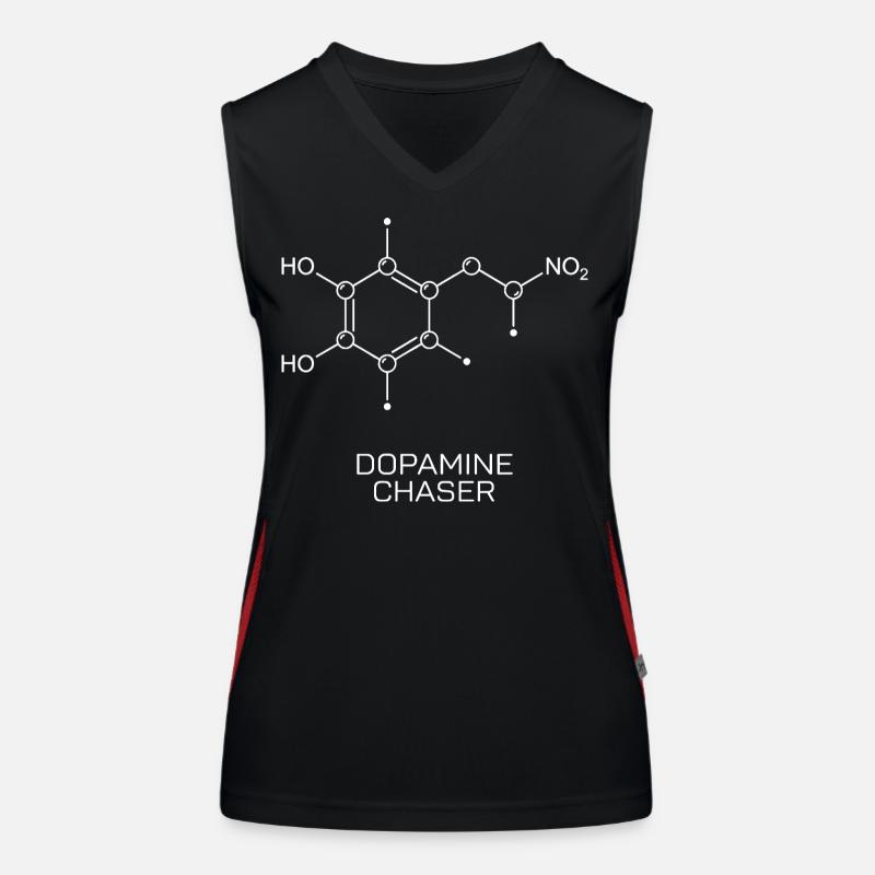 Dopamine Chaser Molecule Women's Functional Contrast Tank Top