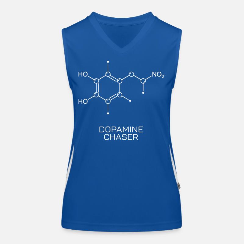 Dopamine Chaser Molekül Funktionelles Kontrast-Tank Top für Frauen