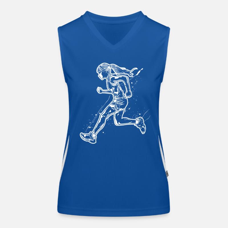 Sketch du coureur Débardeur respirant contrasté Femme