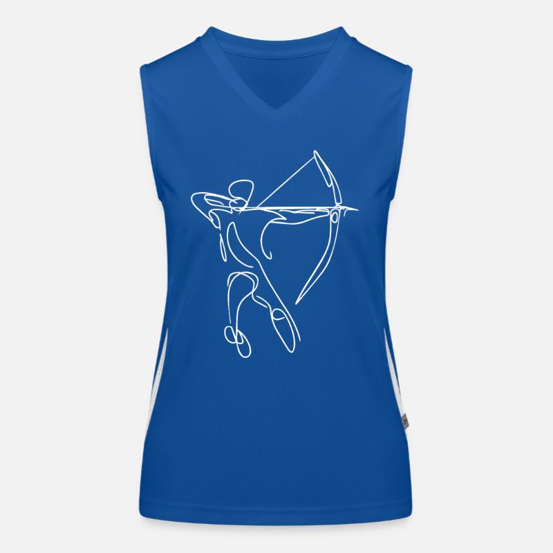 Archer Drawing Women's Functional Contrast Tank Top