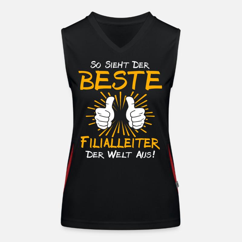 Store Manager Gift Idea Women's Functional Contrast Tank Top