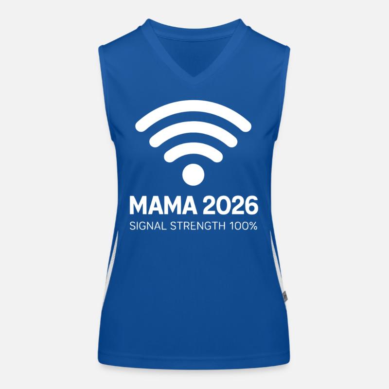 Maman 2026 à 100 % Débardeur respirant contrasté Femme
