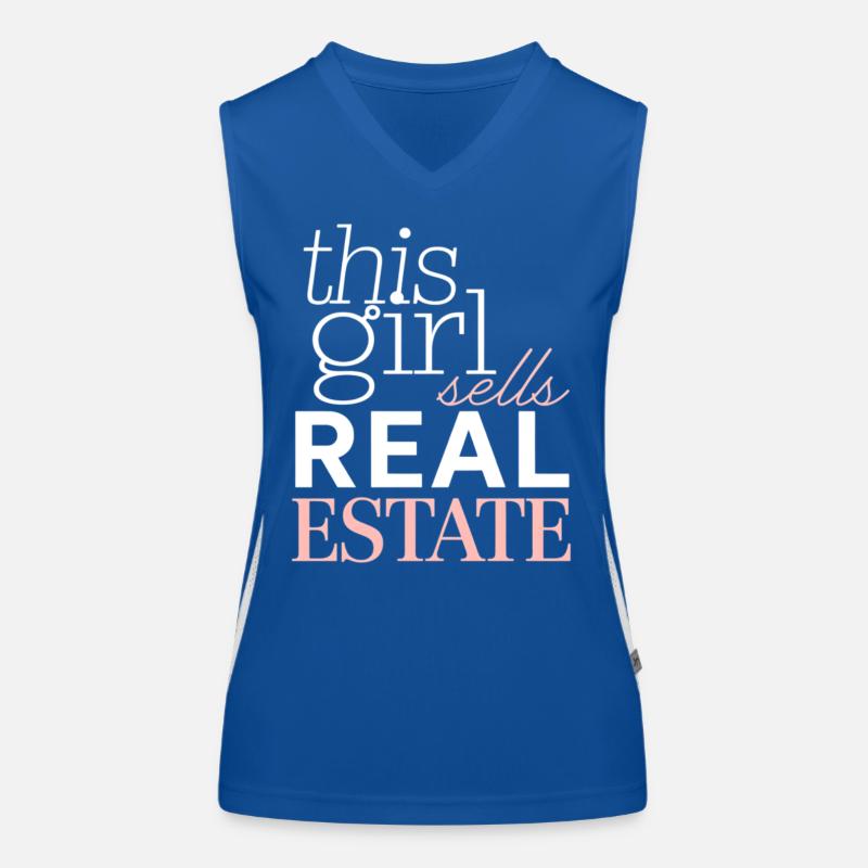 Cette fille vend de l’immobilier Débardeur respirant contrasté Femme