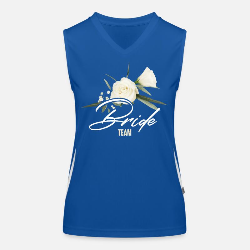 Team bride Funktionelles Kontrast-Tank Top für Frauen